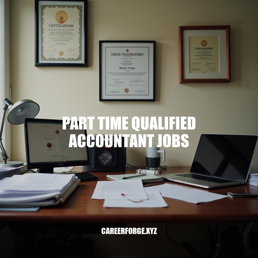 Part Time Qualified Accountant Jobs: Flexible Career Opportunities