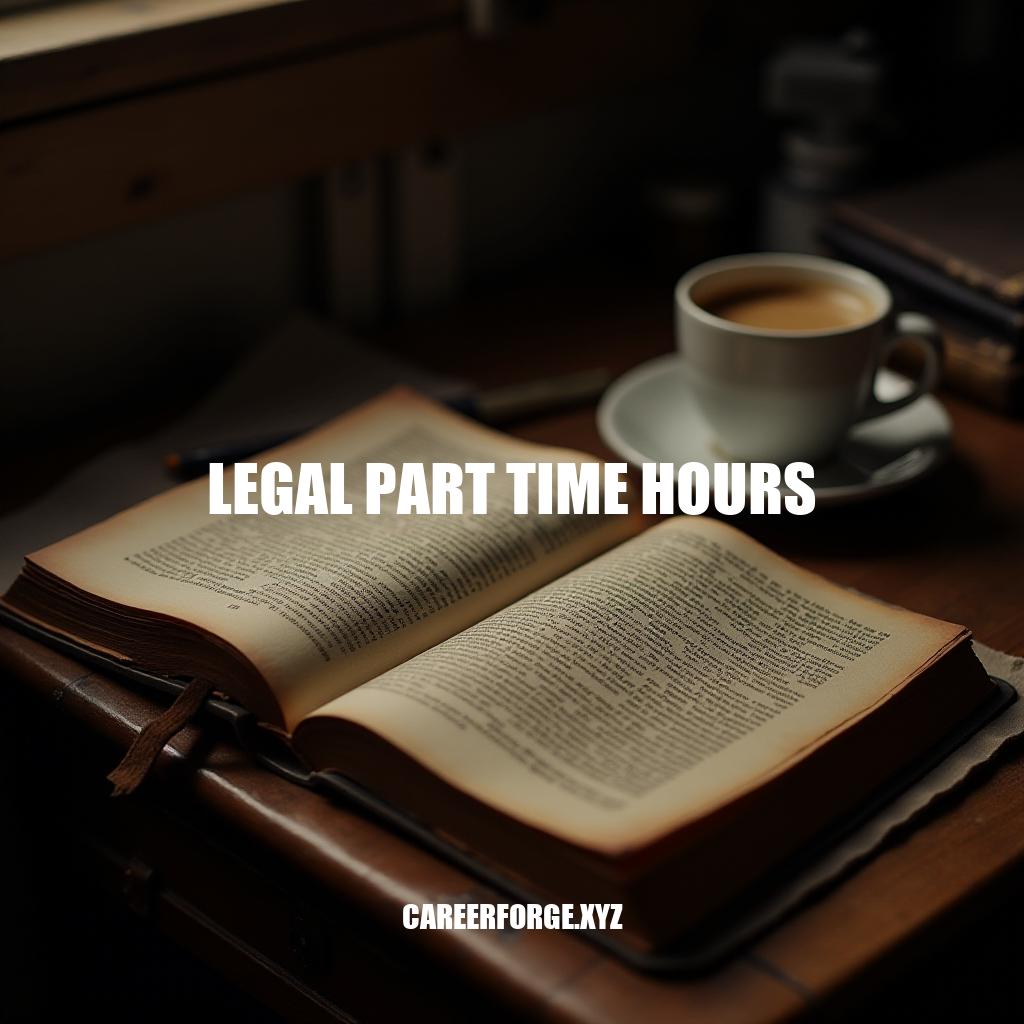 Understanding Legal Part Time Hours: A Comprehensive Guide